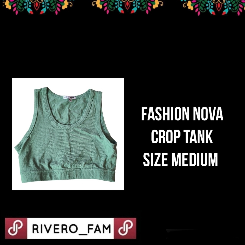 FASHION NOVA |CROP TANK | SIZE MEDIUM